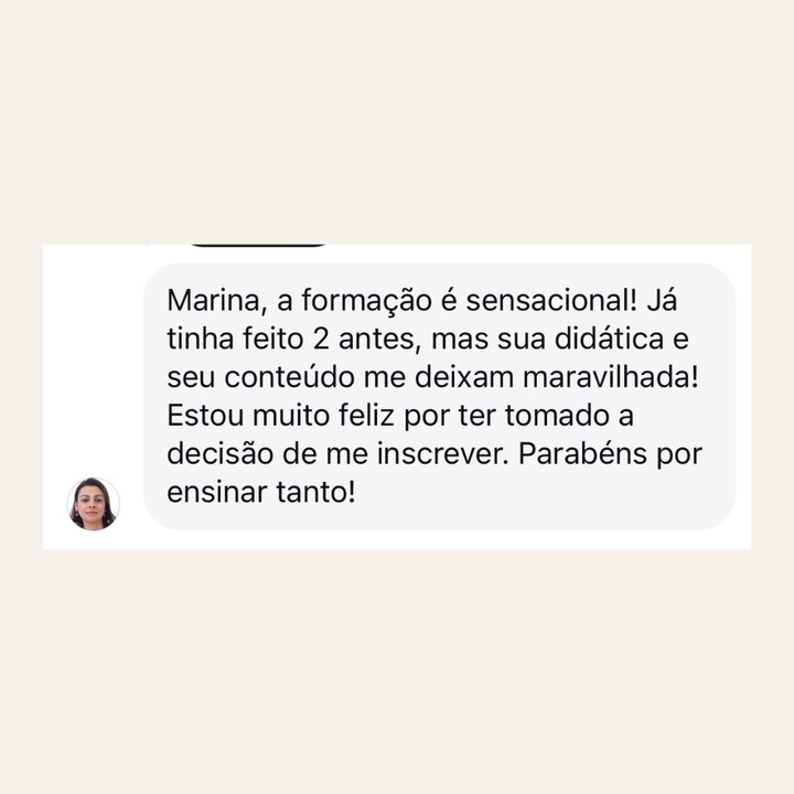 Depoimento de aluna da Formação em Consultoria de Imagem
