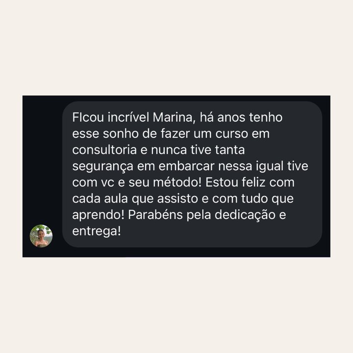 Depoimento de aluna da Formação em Consultoria de Imagem