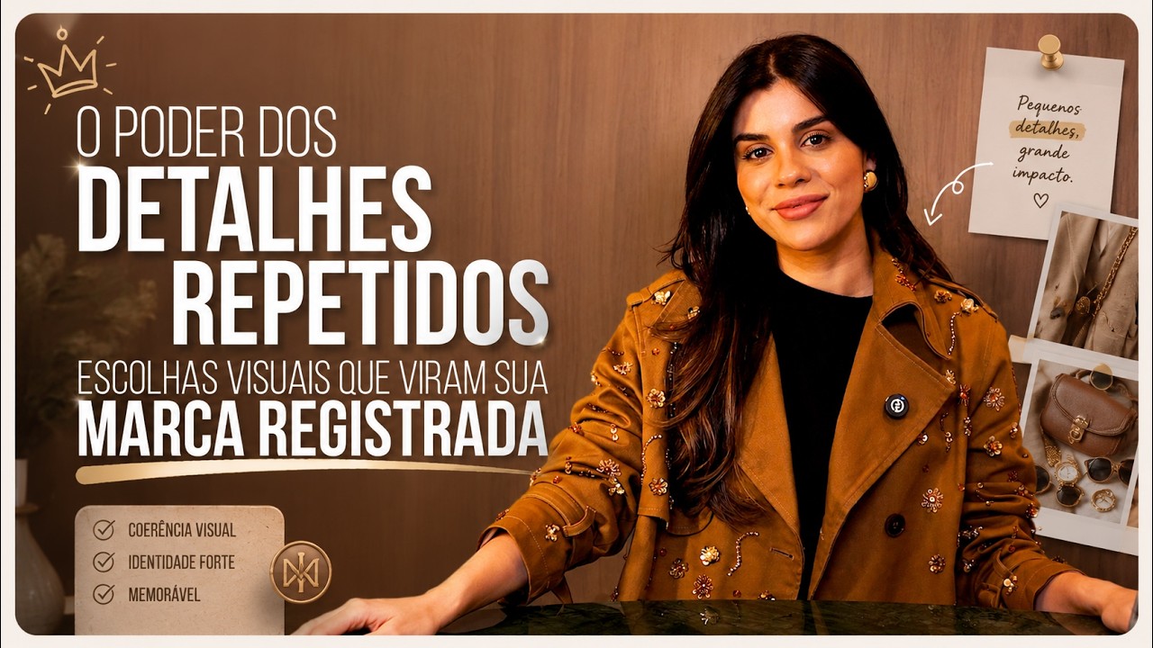 Marina Naves explicando o que é assinatura de estilo